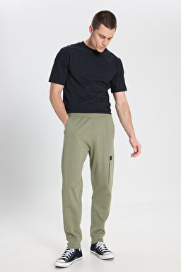 Regular Fit Normal Kesim Haki Sweatpant Eşofman Altı - Ivy Green-W242735XIX (görsel 2)