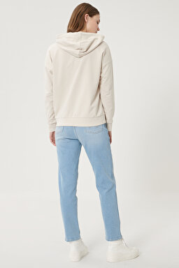 Mom Denim Esnek Jean Kot Pantolon - Light Blue-W246ZH280 (görsel 3)