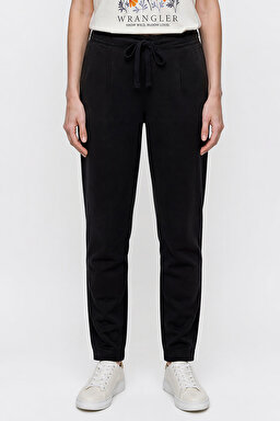 Regular Fit Normal Kesim Normal Bel Yumuşak Dokulu Haki Pantolon - Black-W2510508001 (görsel 4)