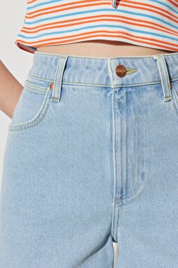 Donna Regular Fit Normal Kesim Normal Bel Açık Mavi Esnek Jean Kot Şort - Cloud Nine-W25H3832W (görsel 4)