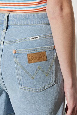 Donna Regular Fit Normal Kesim Normal Bel Açık Mavi Esnek Jean Kot Şort - Cloud Nine-W25H3832W (görsel 6)