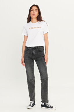 Straight Fit Düz Kesim Normal Bel Koyu Antrasit Esnek Jean Denim Pantolon - Dark Anthracite-W26R009050