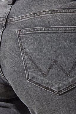 Straight Fit Düz Kesim Yüksek Bel  Esnek Jean Kot Pantolon - Vader-W26RCZ35Y (görsel 4)
