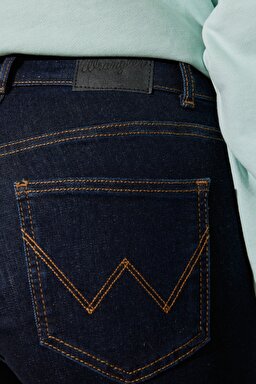 High Rise Skinny Fit Dar Kesim Yüksek Bel Esnek Jean Kot Pantolon - Wild Flower-W27H01343F (görsel 4)