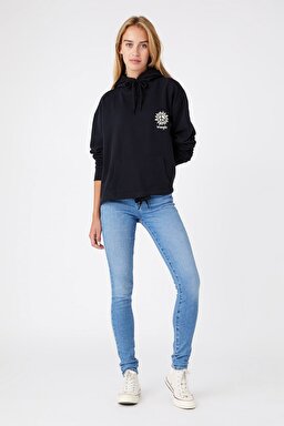 High Rise Skinny Fit Denim Esnek Yüksek Bel Jean Kot Pantolon - River-W27H4741G (görsel 3)