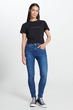 Skinny Fit Dar Kesim Yüksek Bel Jean Pantolon - Good News-W27HXR44Z (görsel 3)