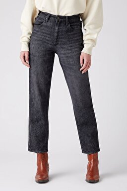 Mom Fit Denim Yüksek Bel Jean Kot Pantolon - Granite-W27M41341