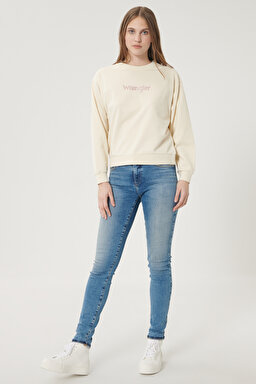 Skinny Fit Denim Esnek Jean Kot Pantolon - Light Blue-W28KZM29B (görsel 2)