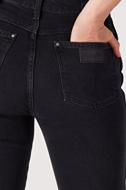 Wild West Regular Fit Yüksek Bel Düz Paça Esnek Jean Kot Pantolon - Stone-W2H200658 (görsel 5)