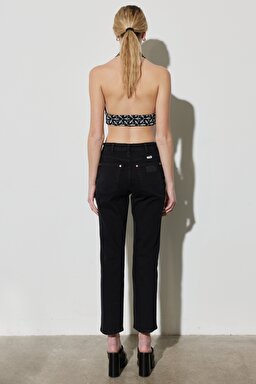 Wild West Straight Fit Düz Kesim Yüksek Bel Esnek Jean Kot Pantolon - Scorpio-W2H2BY43N (görsel 6)