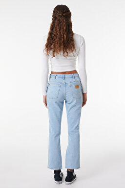 Wild West Straight Fit Düz Kesim Yüksek Bel Esnek Jean Kot Pantolon - Bad Intentions-W2H2DE32Y (görsel 4)