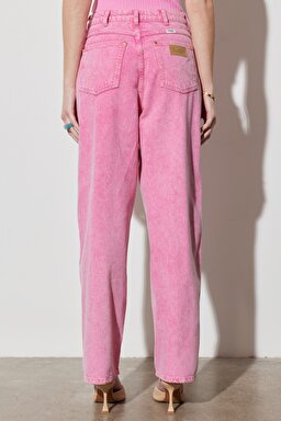 Barrel Loose Fit Rahat Kesim %100 Pamuk Normal Bel Pantolon - Icepop-W2H7XZ32O (görsel 8)