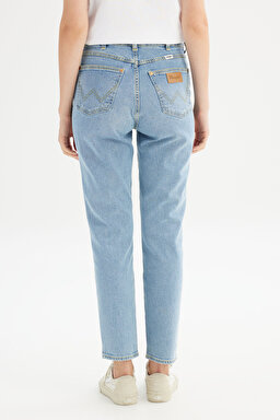 Slim Fit Dar Kesim Yüksek Bel Açık Mavi Esnek Walker Jean Kot Pantolon - Supertubes-W2HC3833O (görsel 5)