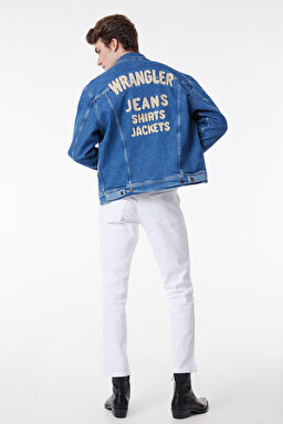 Regular Fit Anti Fit Jean Kot Ceket - Blue Block-W459ZU443 (görsel 8)