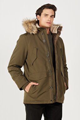 Regular Fit Normal Kesim Mont - Ivy Green-W4D0WXXIX (görsel 3)