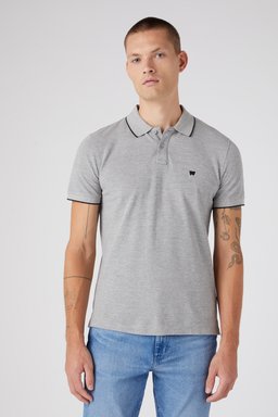 Regular Fit Normal Kesim %100 Pamuk Polo Yaka Gri Melanj Tişört - Mid Grey Melee-W7BHK4X37