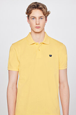 Regular Fit Normal Kesim Polo Yaka %100 Pamuk Sarı Tişört - Sunlight-W7D5K4XX2TXCU (görsel 4)