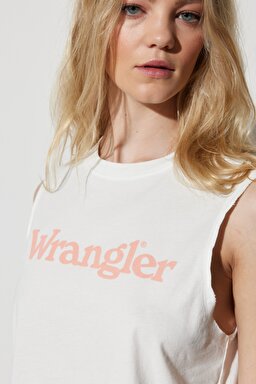 Regular Fit Normal Kesim %100 Pamuk Bisiklet Yaka Beyaz Tişört - Worn White-W7FED3W02 (görsel 7)