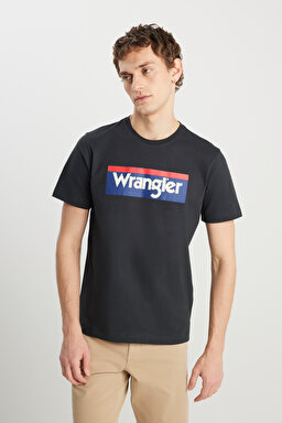 Regular Fit Normal Kesim %100 Pamuk Bisiklet Yaka Tişört - Faded Black-W7H4D3XV6