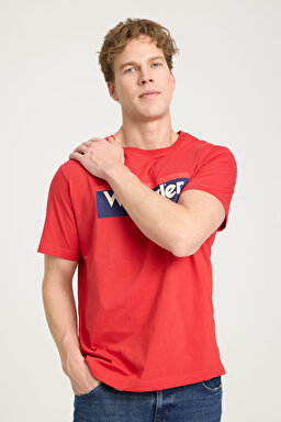Regular Fit Normal Kesim %100 Pamuk Bisiklet Yaka Tişört - Formula Red-W7H4D3XWO (görsel 2)