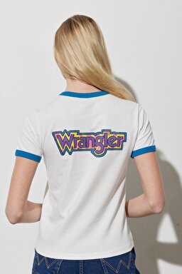 Regular Fit Normal Kesim %100 Pamuk Bisiklet Yaka Beyaz Tişört - Worn White-W7S0EEW02