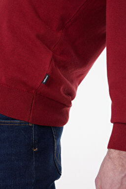 Regular Fit Normal Kesim Sıfır Yaka Triko - Red-W8A02PX2G (görsel 6)