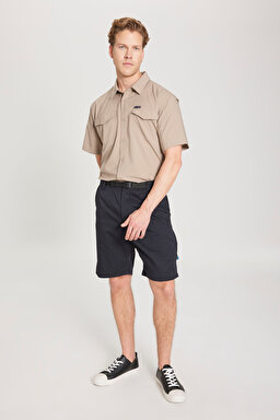 All Terrain Gear Regular Fit Normal Kesim Siyah Şort - Black-WA1LHI100 (görsel 3)