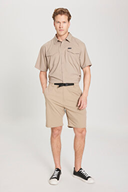 All Terrain Gear Regular Fit Normal Kesim Vizon Şort - Taupe-WA1LHI640
