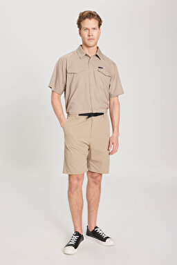 All Terrain Gear Regular Fit Normal Kesim Vizon Şort - Taupe-WA1LHI640 (görsel 2)