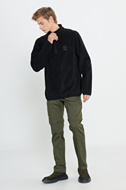 All Terrain Gear Regular Fit Normal Kesim Dizden Fermuarlı Kargo Pantolon - Deep Dephts-WA1SAV066 (görsel 2)