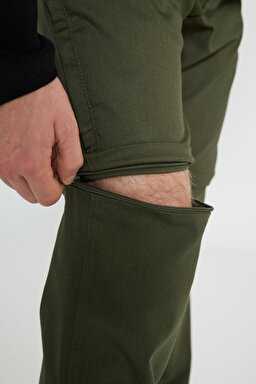 All Terrain Gear Regular Fit Normal Kesim Dizden Fermuarlı Kargo Pantolon - Deep Dephts-WA1SAV066 (görsel 7)