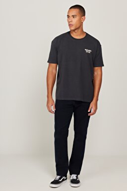All Terrain Gear Regular Fit Normal Kesim %100 Pamuk Bisiklet Yaka Tişört - Caviar-WC5EGEB00 (görsel 5)