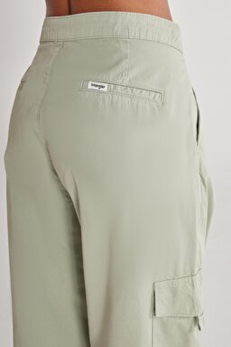 Regular Fit Normal Kesim %100 Pamuk Mint Yeşili Jogger Pantolon - Mint Green-WJOW001303 (görsel 7)