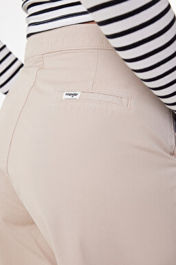 Regular Fit Normal Kesim %100 Pamuk Bej Jogger Pantolon - Beige-WJOW001614 (görsel 6)