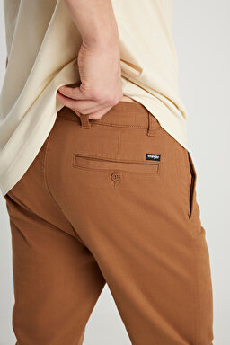 Slim Fit Dar Kesim Normal Bel DarPaça Bordo Chino Pantolon - Acorn-WM01003A96 (görsel 6)