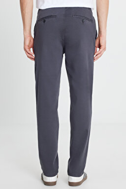 Pamuklu Slim Fit Dar Kesim Cepli Esnek Pantolon - Faded Black-WM01200001116 (görsel 5)